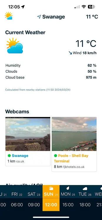 Ventusky App Screenshot