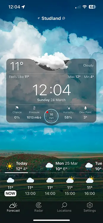 WeatherLive Screenshot